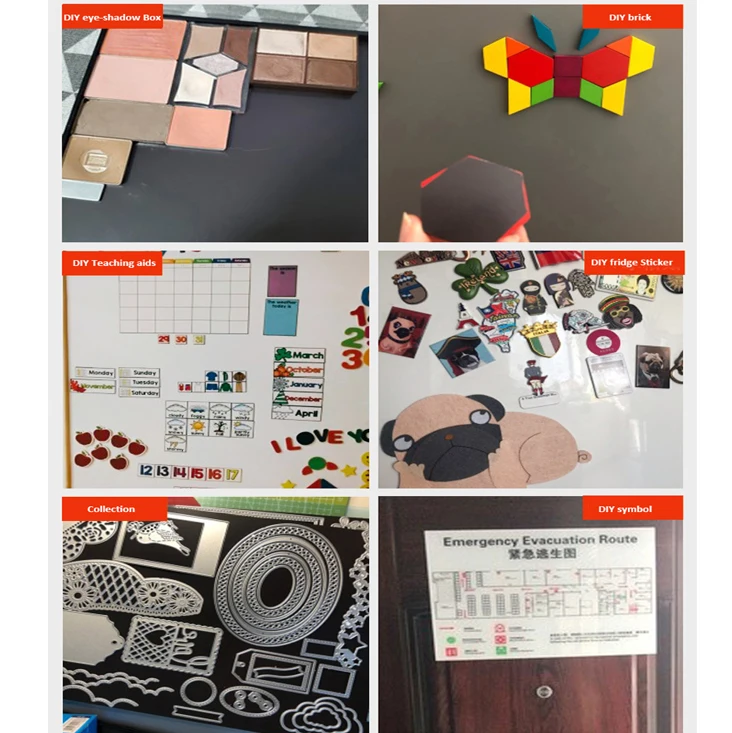 Гибкий магнит самоклеящаяся наклейка Размер A4 резиновый магнитный лист DIY