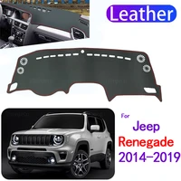 leather dashmat accessories car styling dashboard covers pad sunshade dash mat for jeep renegade 20142019 bu trailhawk
