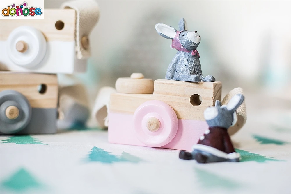 Симпатичные подвесные игрушки в скандинавском стиле с деревянной камерой