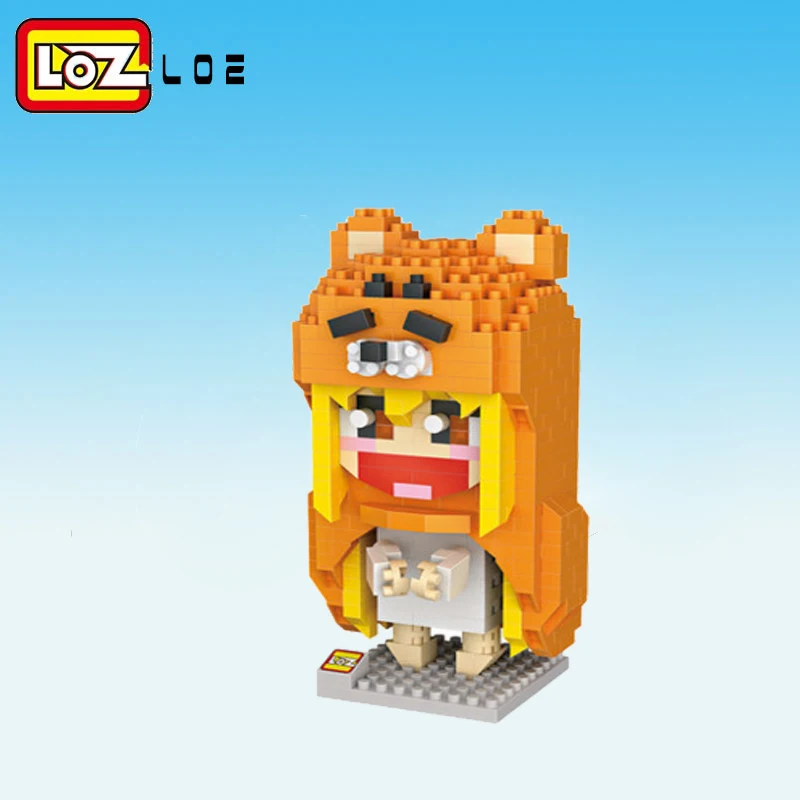 LOZ алмазные блоки курьер медведь детская сборная игрушка для детей строительные