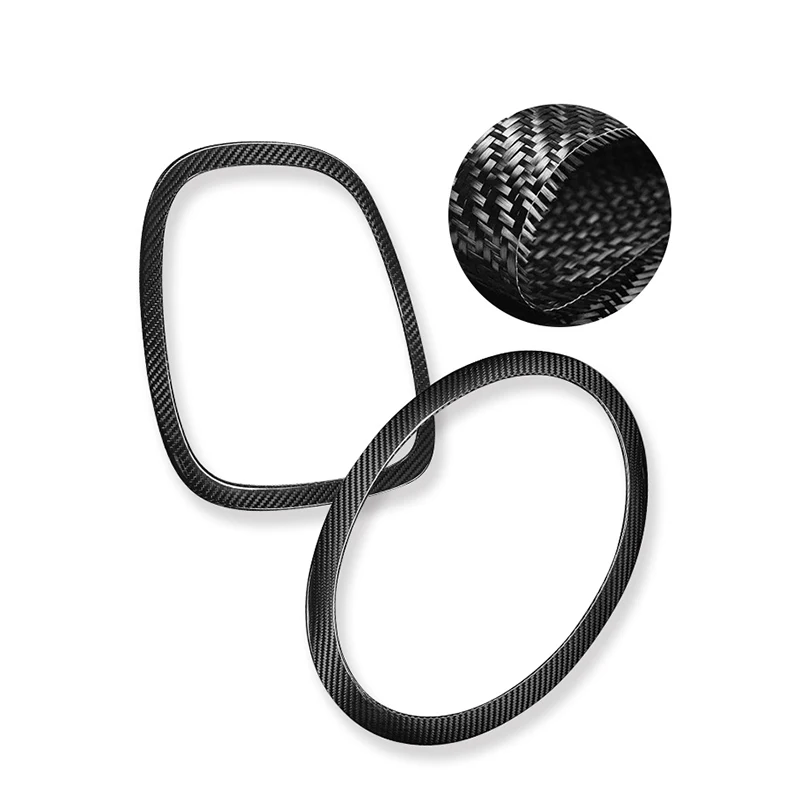 

2pcs Car tail light carbon fiber decorative frame Headlight sticker For MINI Cooper F54 F55 F56 F57F60 car accessories exterior