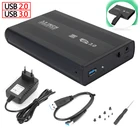 3,5 дюймовый HDD док-станция SATA к USB 3,0 2,0 внешний жесткий диск чехол адаптер USB3.0 HDD корпус для 3,5 HDD SSD чехол