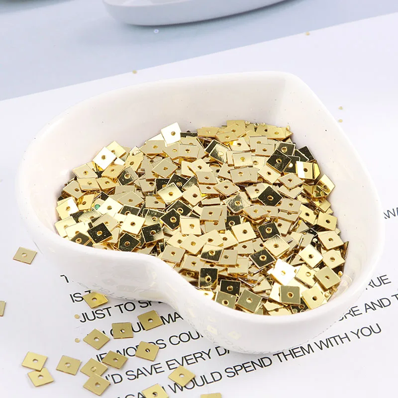 Новинка с 1-дюймовым квадратным блестками женские Ручные Швейные аксессуары для