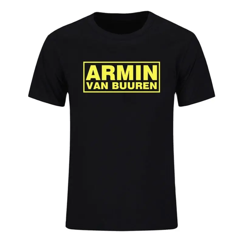 Футболка мужская с коротким рукавом и круглым вырезом смешная принтом ARMIN VAN BUUREN DJ