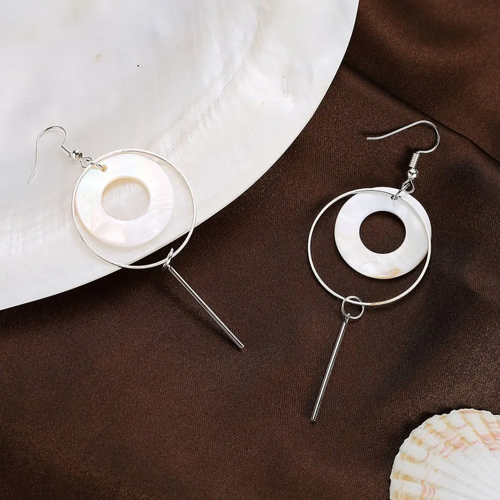 Женские длинные серьги-кисточки ashion простые круглые серьги в стиле панк с