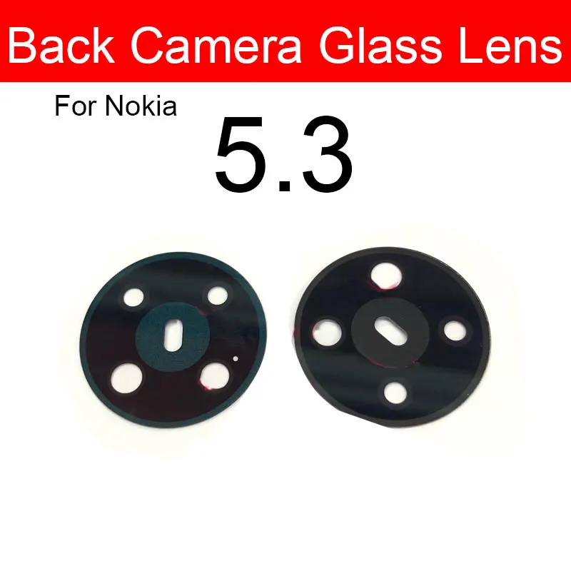 Стекло объектива задней камеры с клейкой палочкой для Nokia 5 3 6 2 7 TA-1198 TA-1200 TA-1181 TA-1196