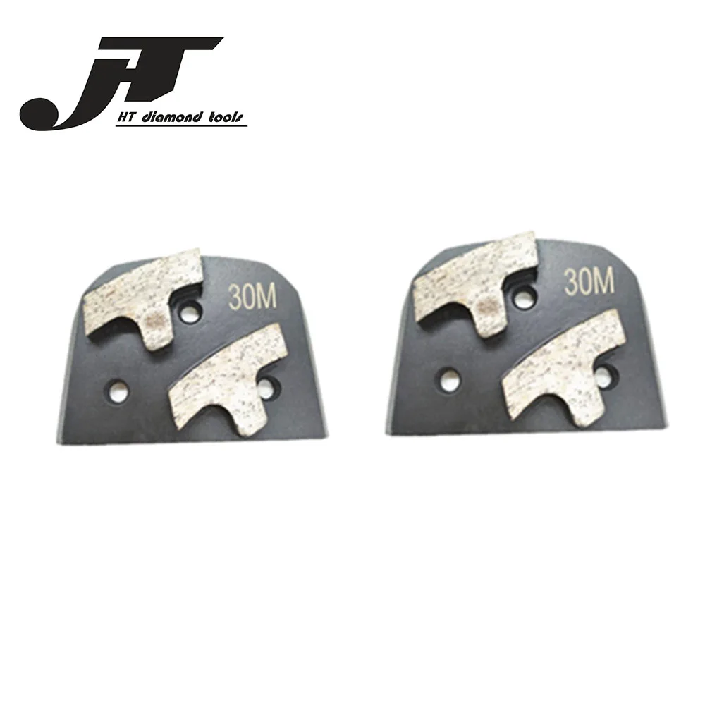 

12 шт., алмазные шлифовальные колодки с двумя сегментами