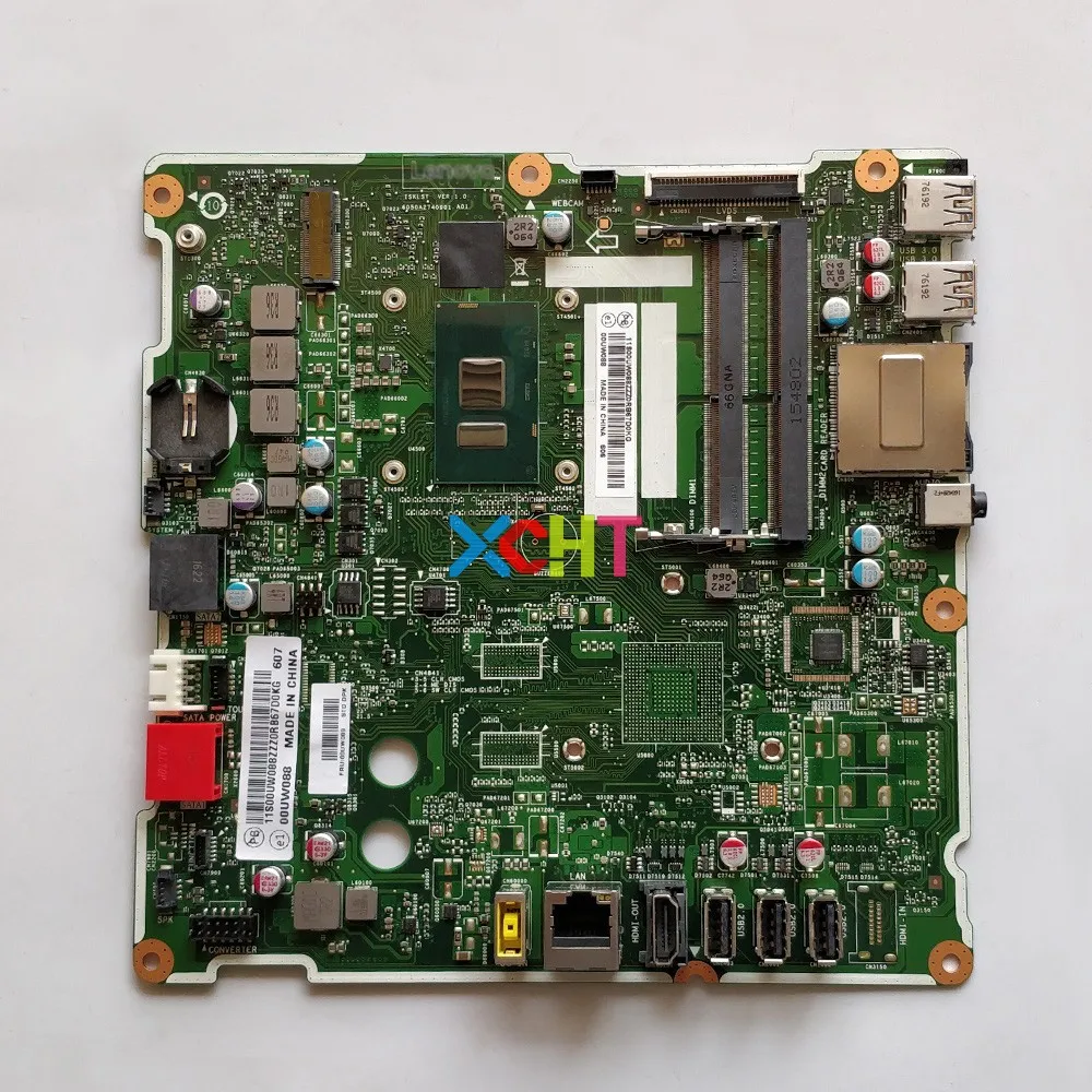

00UW089 00UW088 w SR2EV 3855U CPU for Lenovo AIO 300-22ISU NoteBook PC Laptop Motherboard Mainboard