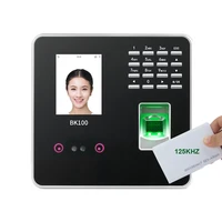 zk bk100 time attendance machine asecurity protection smart card system electronic fingerprint face time attendance machine