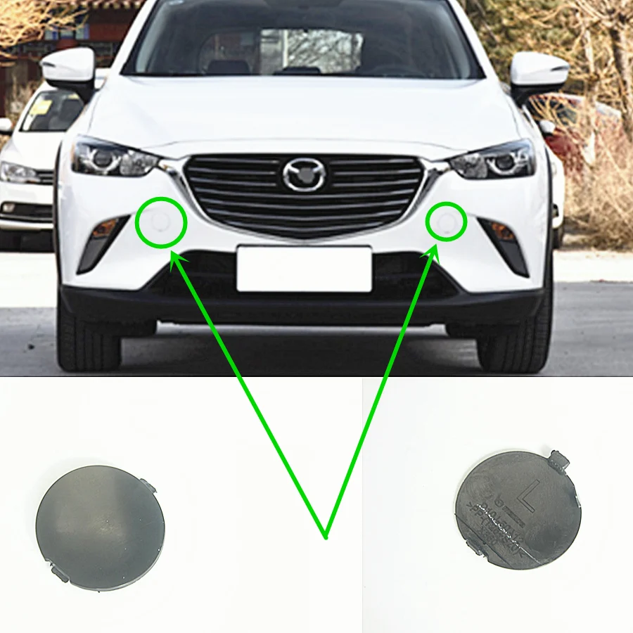 Car accessories front bumper towing hook cover for Mazda CX3 2015-2019 DK D10J-50-A12A