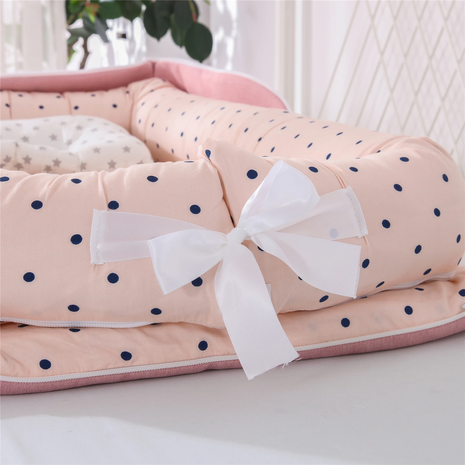 Портативная детская кроватка-гнездо для мальчиков и девочек дорожная кроватка