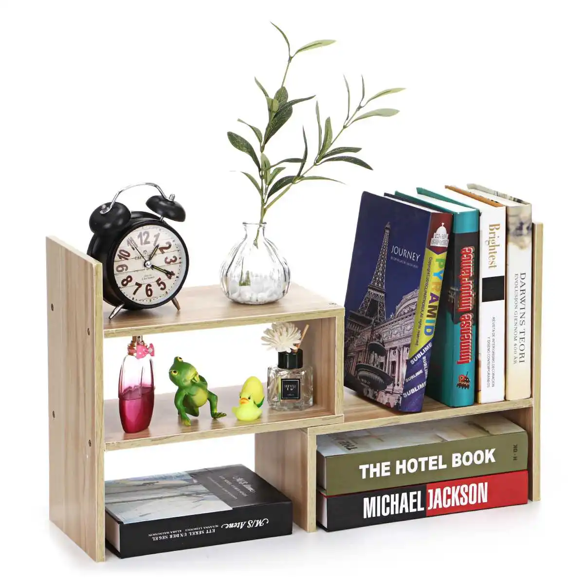 

Children Book Rack Bookcase Desktop Simple Bookshelf Storage Shelves for Books Desk Combination Table Organizer Furniture