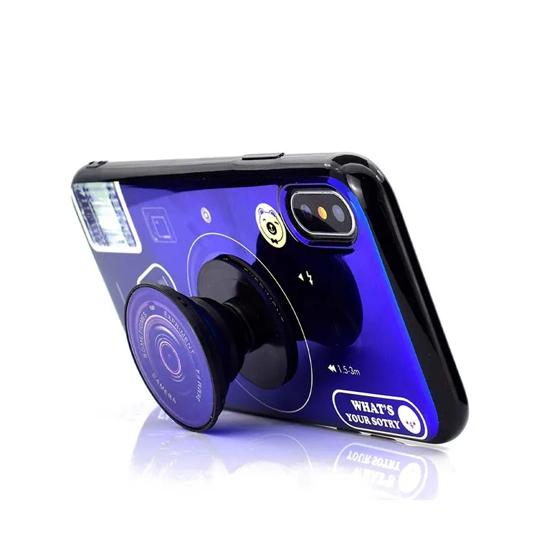 Старинная камера Чехол Для Телефона iPhone 5 5S 5E 6 6S 7 8 Plus X XR XS MAX Case Синий Розовый