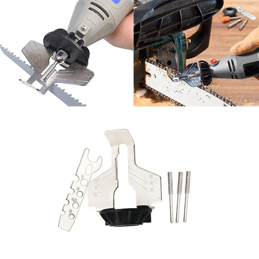

Sharpener Electric Grinder Chain Saw Sharpening Attachment Mini Drill Rotary Polishing Accessories Set Best Power Tool Chainsaw