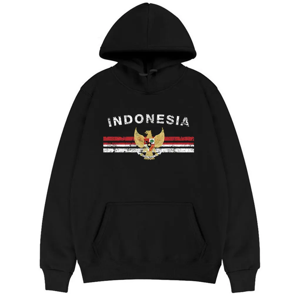 

INDONESIA Sign Printing Hoodie Fashion Vintage Hoody Man Woman Oversized EU Size Streetwear Unisex Loose Tops Clothes for Teens