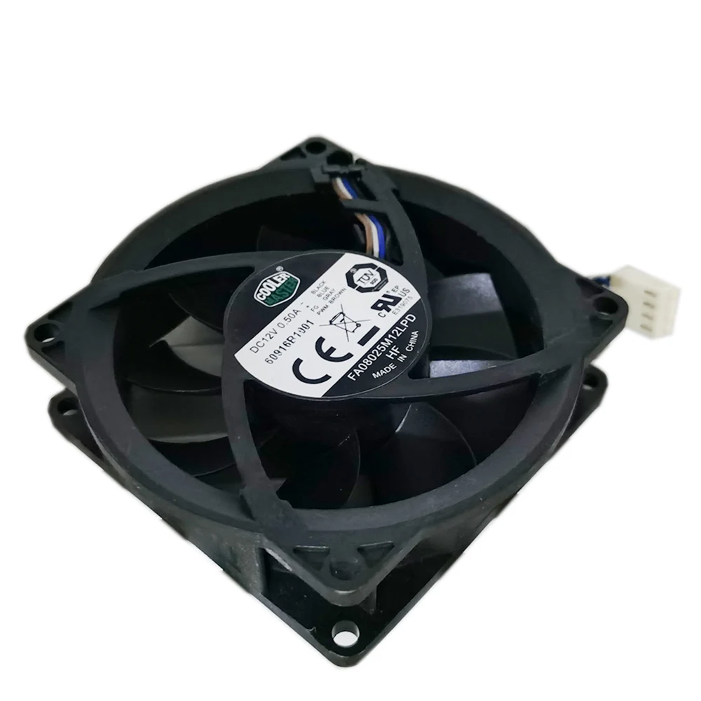 Вентилятор охлаждения для CoolerMaster FA08025M12LPD 12 В 804057 А -001 80*80*25 мм 4 контакта |