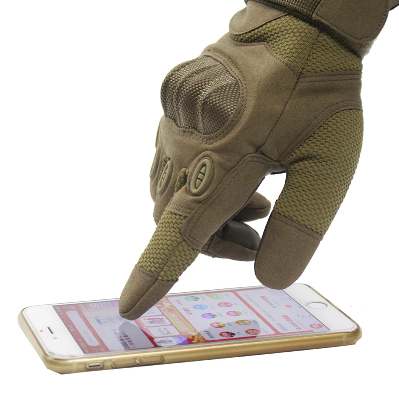 Тактические перчатки с сенсорным экраном полный палец армейские военные