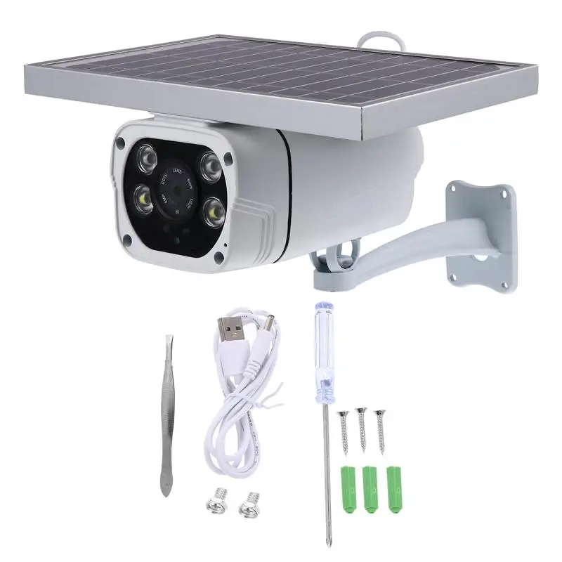 

Водонепроницаемая IP-камера видеонаблюдения на солнечной батарее, 1 шт.