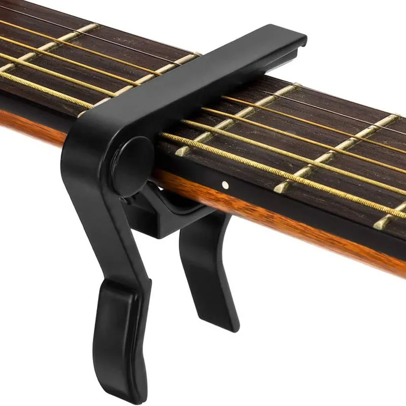 

Metal Capo Guitar Accessories Quick Change Clamp Key Aluminium Alloy Universal Acoustic Classic Guitar Capo for Guitar Parts