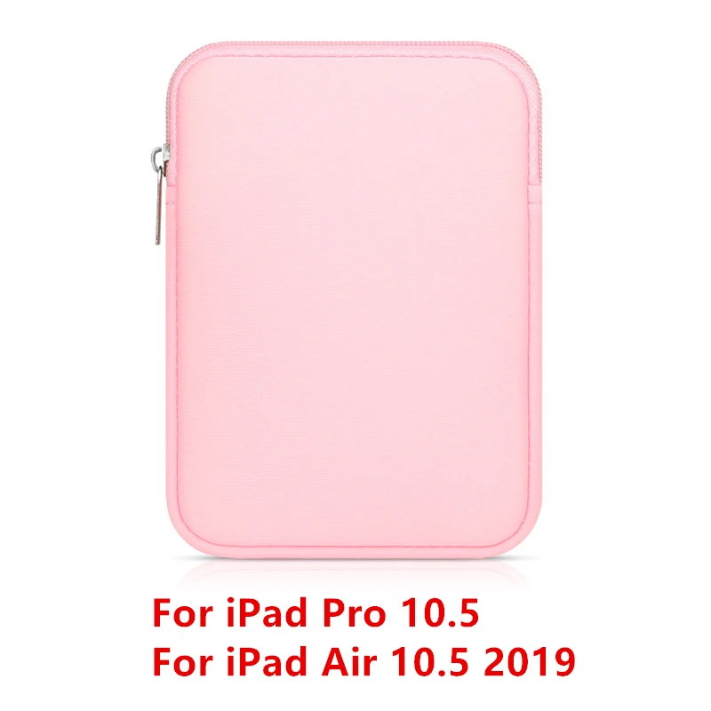 Pink 10.5 Чехол-вкладыш для планшета, сумка для нового iPad 9,7 дюймов, мягкий чехол для планшета, чехол для iPad Air 2/1 Pro 9,7, сумка Funda для iPad Mini - Цвет: Pink 10.5