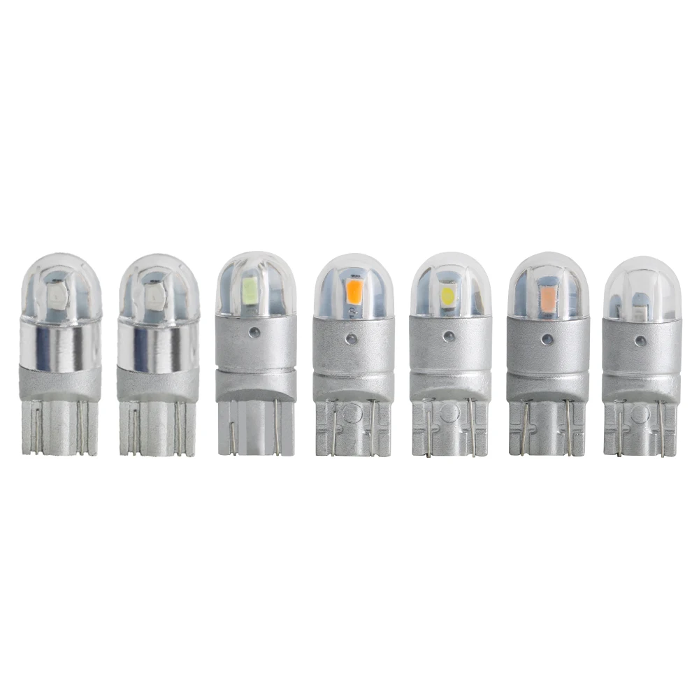 1 шт. автомобильная светодиодная лампа t10 w5w 194 168 3030 smd высокой яркости ширина