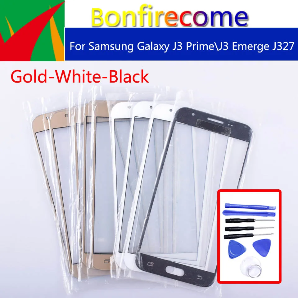 Сенсорный экран 5 0 дюйма J327 для Galaxy J3 Prime Emerge SM J327P LCD Передний сенсорный стеклянный