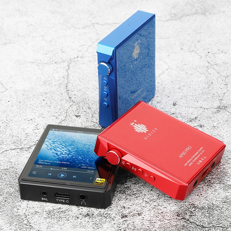 Hidizs AP80 PRO Dual ESS9218P Bluetooth Portable Music Player MP3 USB DAC Hi-Res Audio DSD64/128 Apt-X/LDAC FM Step Counter |