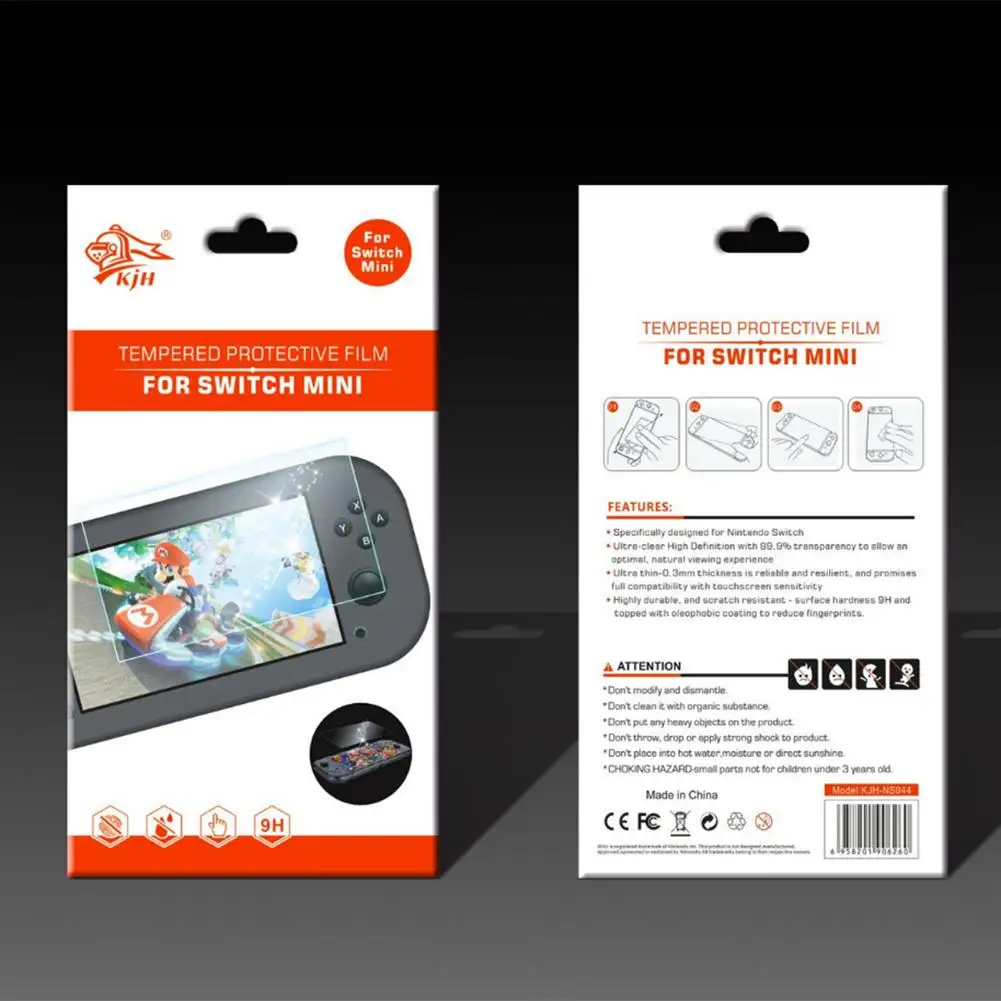 Закаленное стекло 9H прозрачная защитная пленка подходит для Nintendo Switch Lite игровая