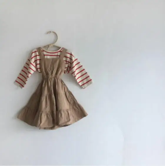 Платье для девочек 2020 корейское весеннее и летнее хлопковое платье принцессы с