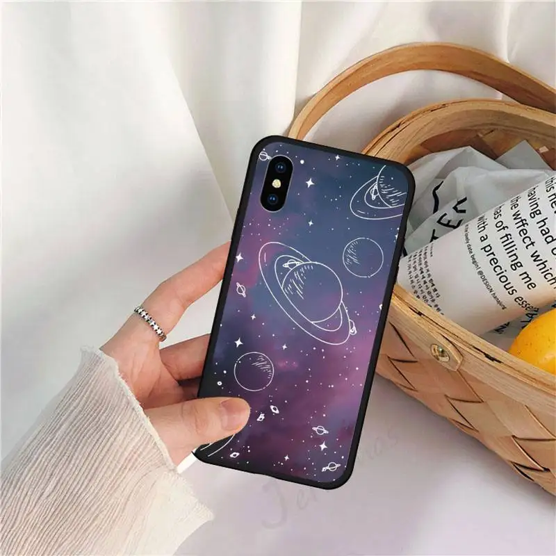 

Starry Sky Space Moons universe Phone Case for iPhone 11 12 pro XS MAX 8 7 6 6S Plus X 5S SE 2020 XR