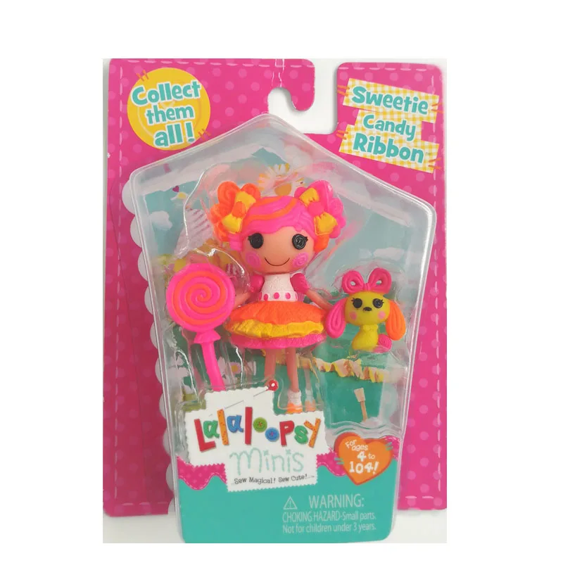 ribbon Новинка! 8 см мини куклы lalaloopsy с маленькими аксессуарами игрушки для девочек набор игровой домик игрушки подарки - Цвет: ribbon