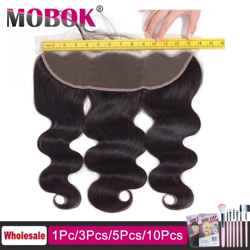 Волнистые волосы для тела с полной фронтальной застежкой 13*4 детскими волосами 100%