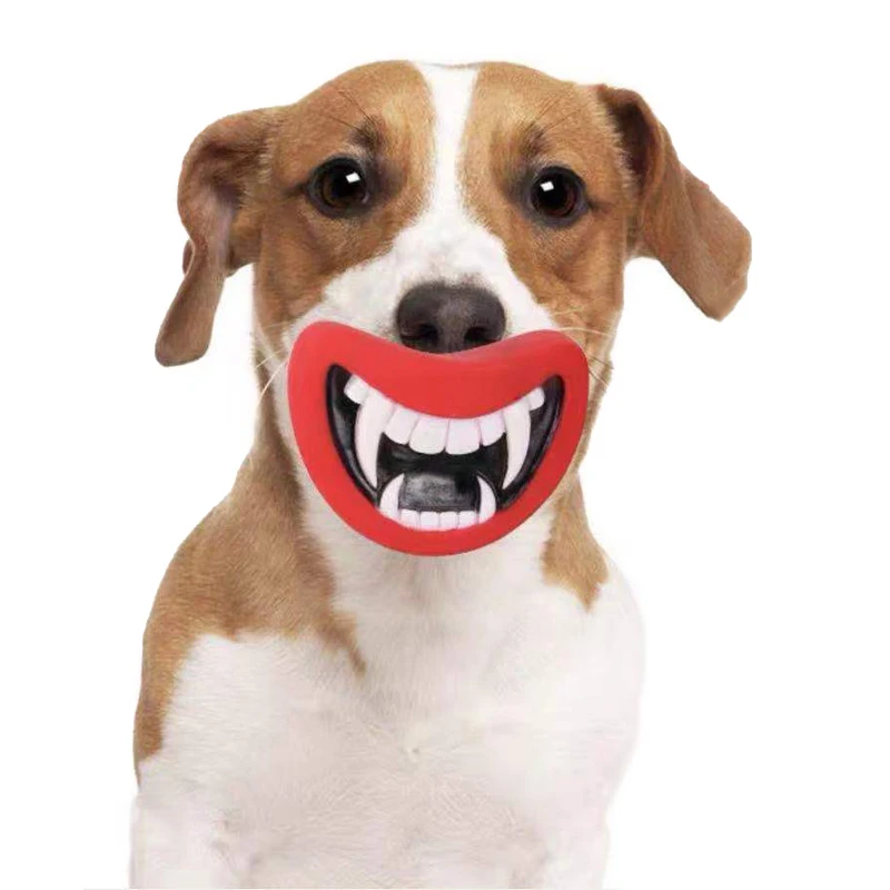 Durable, safe and fun squeak dog toy devil