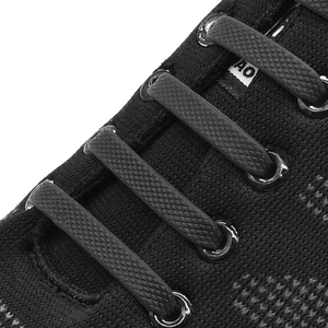 16Pcs/Set Silicone Elastic Shoelaces Special No Tie Shoelace Lacing Kids Adult Sneakers Quick Shoe Lace Rubber Zapatillas