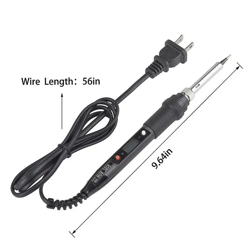 

80W 110V/220V LCD Electric Soldering Iron Excellent Adjustable Iron Soldering And Pen Temperature 908s Durable Process Allo N1R9