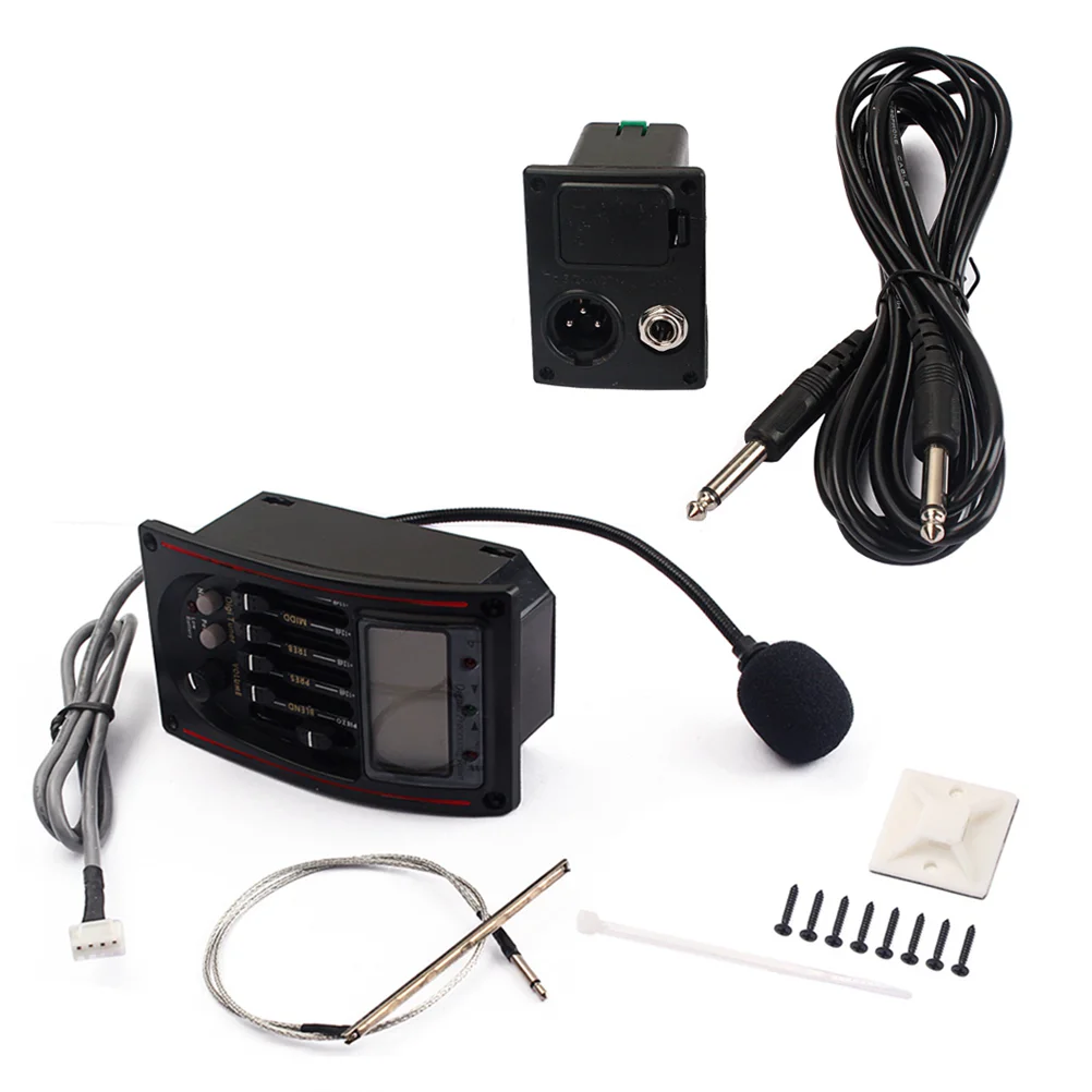 5-полосный предусилитель для акустической гитары эквалайзер пьезо