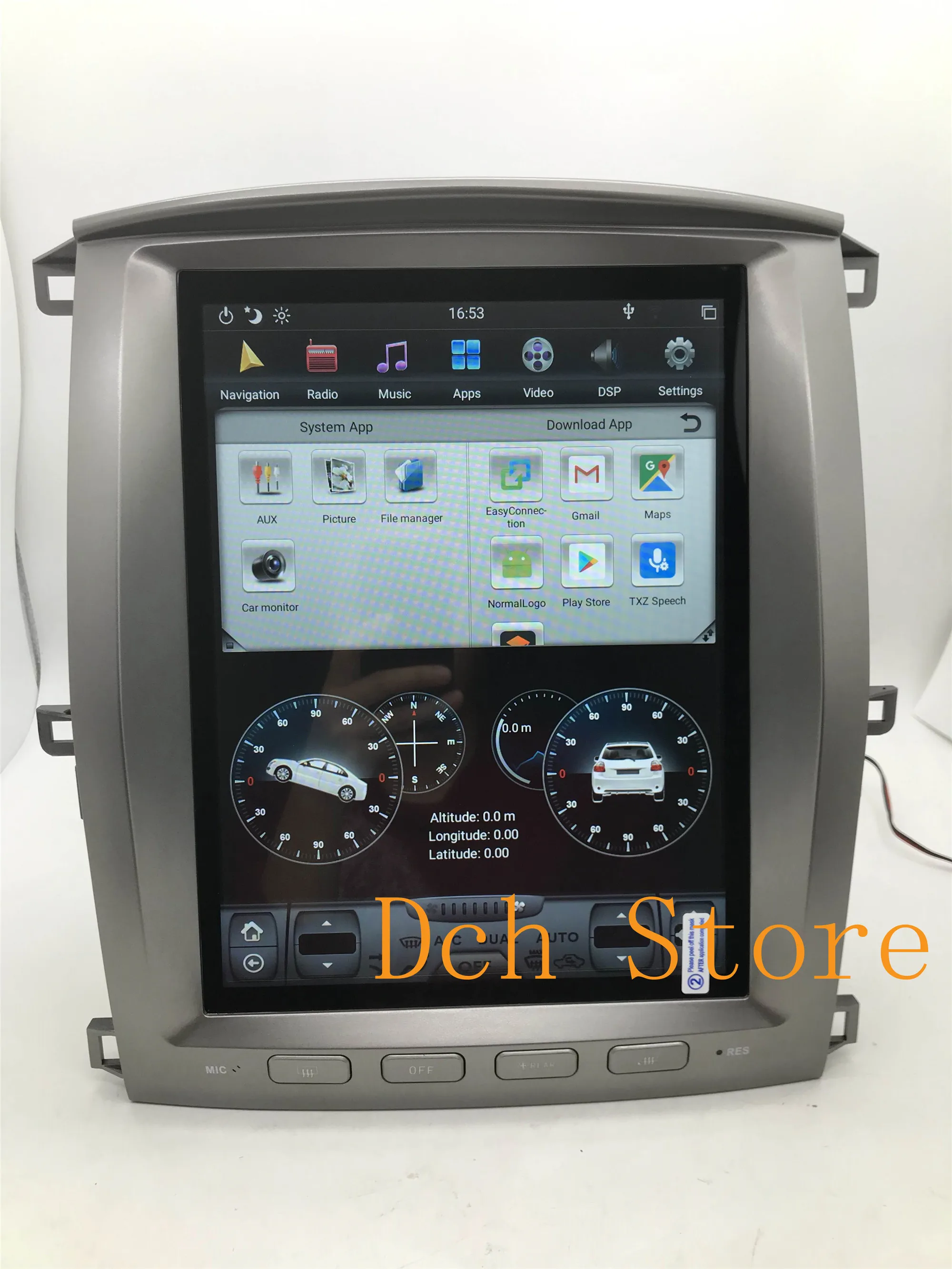 Вертикальный автомобильный DVD плеер 12 1 дюйма в стиле tesla Android 9 0 GPS навигация для