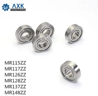 mr115zz mr117zz mr126zz mr128zz mr137zz mr148zz bearing abec 1 50pcs 5x11x4mm miniature deep groove ball bearings
