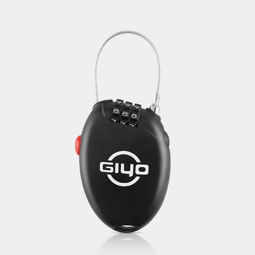HobbyLane Black Bicycle Lock Mountain Electro-Mobile Fixed Gear Cable Mini Password Anti-Theft Backpack Hot Sale | Спорт и