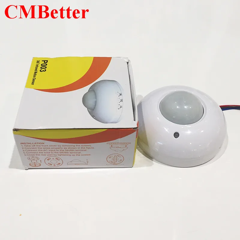 110v 240v 360 Степень 50 Гц безопасность движения PIR Сенсор детектор переключатель