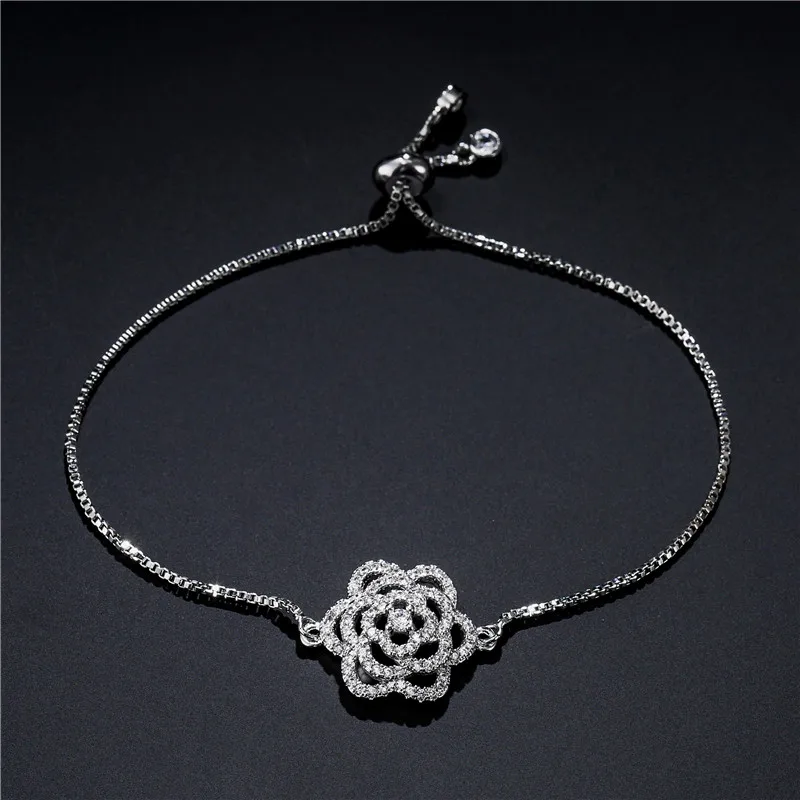 NEWBUY Модные прозрачные AAA + кубический цирконий ювелирные изделия серебро/золото