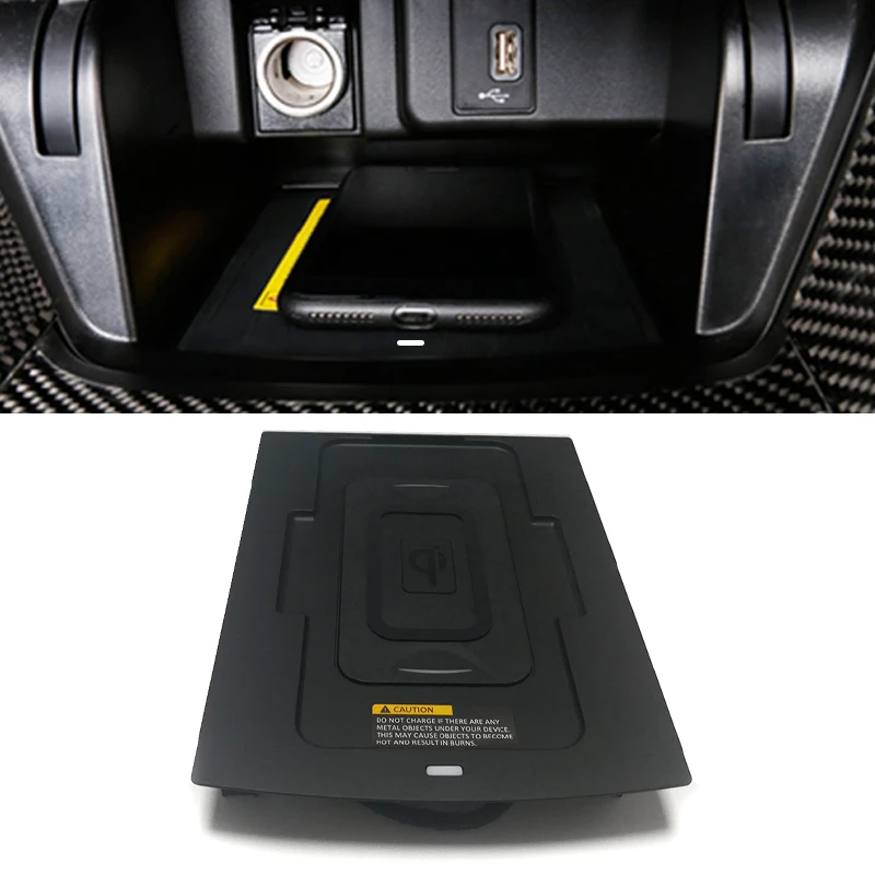 Автомобильное беспроводное зарядное устройство QI 15 Вт быстрое для телефона