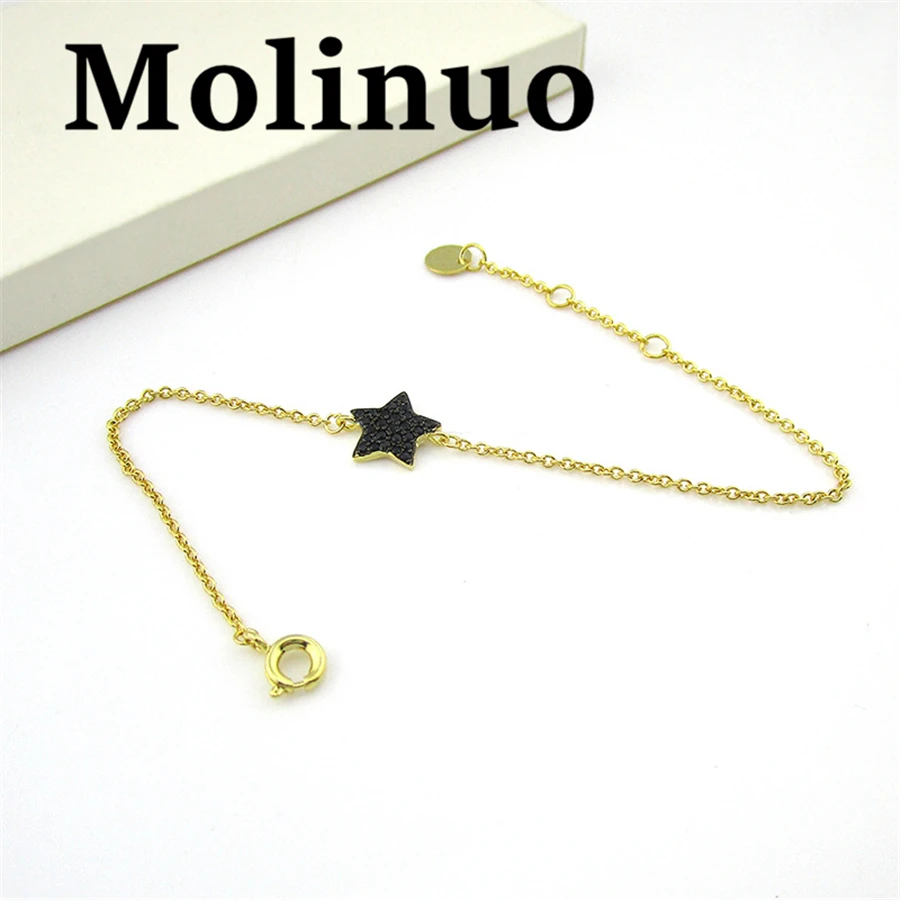 Molinuo new Simple personality Sen network red expression pack mini symbol bracelet female girlfriends gift star love |