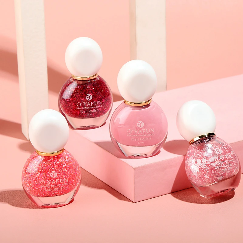 

12Ml Nail Polish No baking Lasting Quick Drying Non-Toxic Water-based Tearable Nail Varnishes Hybrid Lacquer Manicure Nail art