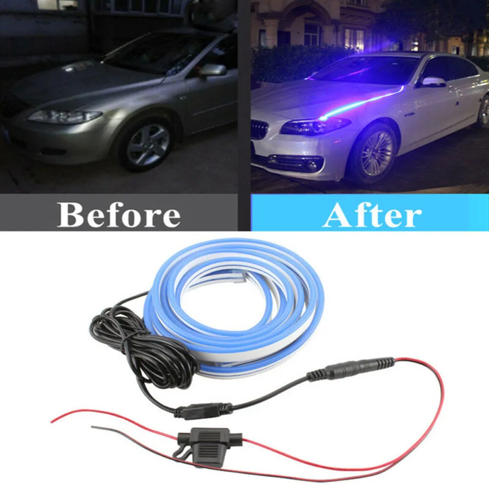 

Flexible Lights 120cm Strip Accessories Atmosphere Blue Cover Decoration