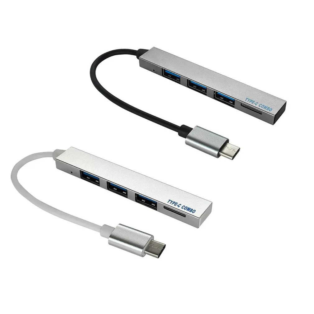 

Type-c Hub Docking Station USB Hub Splitter Usb2.0 TF Card HUB Mini Style Aluminum Alloy Multifunctional Docking Station