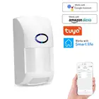 Смарт-детекторы движения Tuya, Wi-Fi инфракрасные детекторы, датчик движения, сигнализация, совместима с приложением Tuya Smart Life Alexa Google home