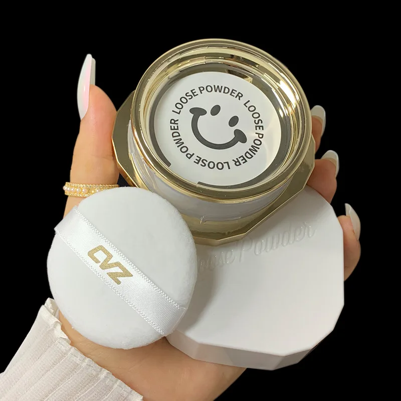 

Ice mist loose powder holding makeup setting powder female waterproof and non-removing makeup air loose powder palette