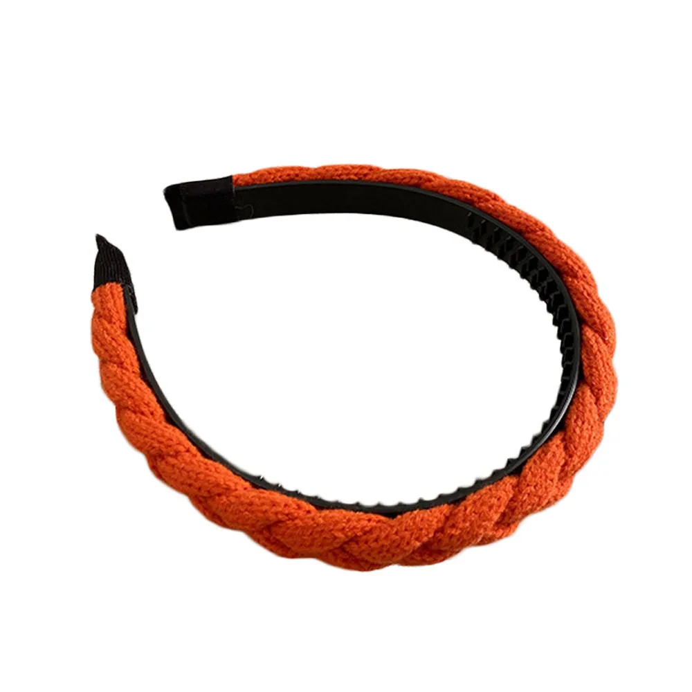 

Женский винтажный обруч для волос, простой вязаный обруч для волос, аксессуар для волос ручной работы, F017