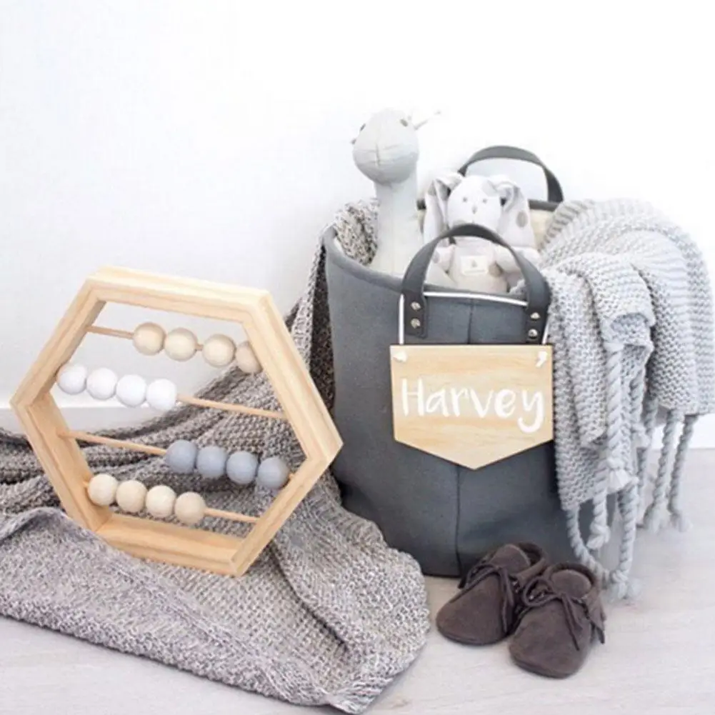 

Скандинавском стиле натуральные деревянные счеты с бусин поделки Детские Обучающие Игрушки для раннего развития скандинавский стиль детс...